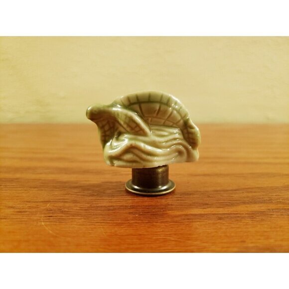 Turtle Lamp Finial Shade Topper  Coastal Nautical Vintage Wade England - Picture 5 of 5